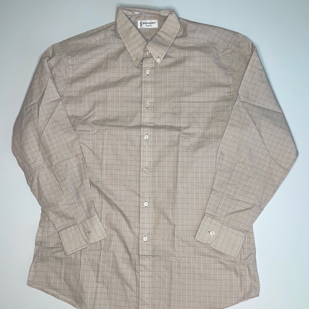 YSL Yves Saint Laurent vintage button down